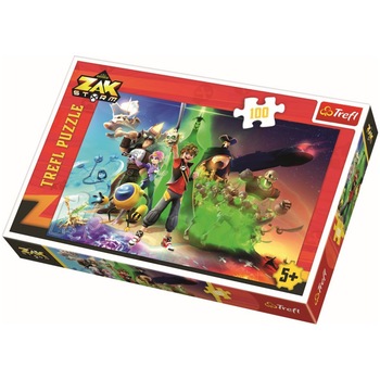 Puzzle Trefl, Zak Storm, Cucerind marile, 100 piese
